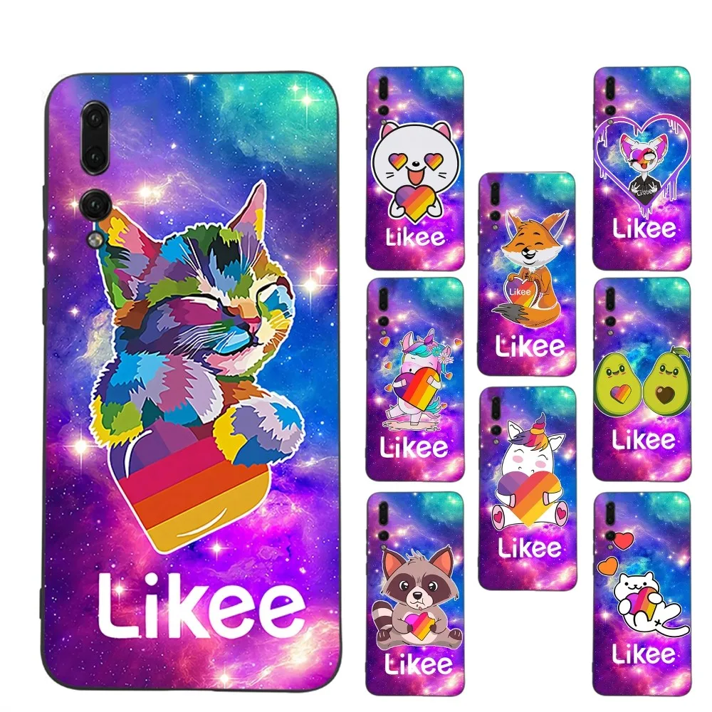 

Funny cat love heart bear Phone Case For Huawei P 8 9 10 20 30 40 50 Pro Lite Psmart Honor 10 lite 70 Mate 20lite