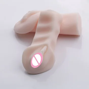 Pocket Pussy Realistic Silicone Real Sex Vagina Cup Sex Shop Fake Erotic Men Pleasure Male Masturbator Vagina Sex Toys for Men 5