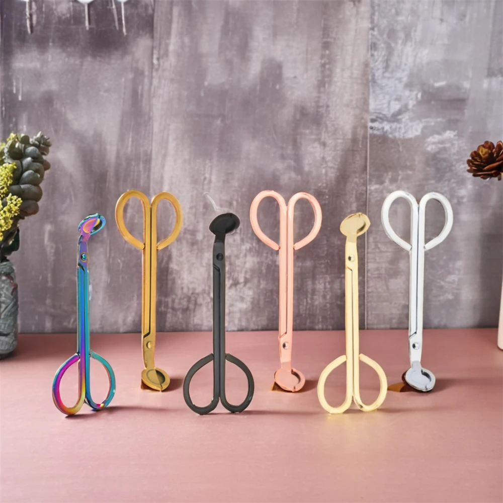 Candle Wick Trimmer Multiple Style Handle Scissors Candle Making Tool Candlestick Container Trimmer Incense Accessories Supplies candle wick trimmer