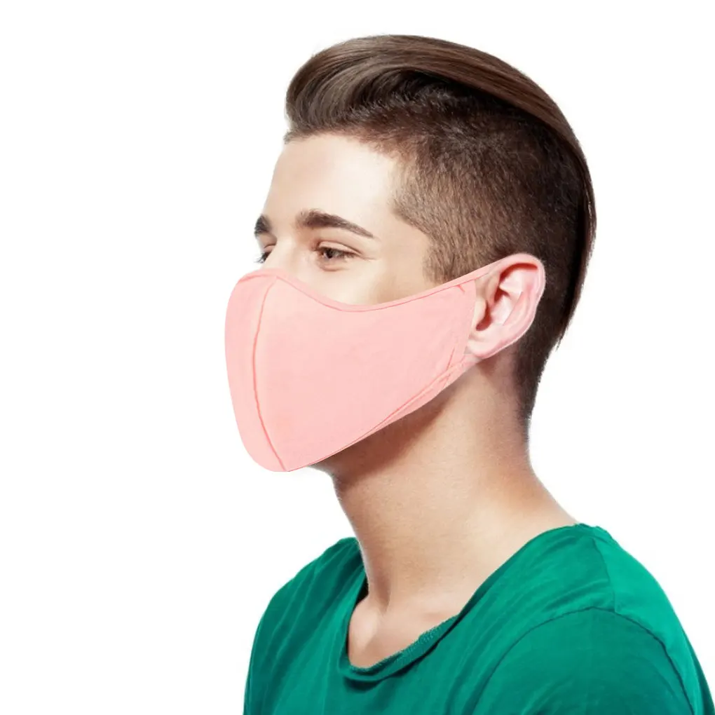 1pcs Eco-friendly Face Masks Safe Protection Essential Spring Summer Men Women Dustproof Cotton Thin Personality 3D Mask