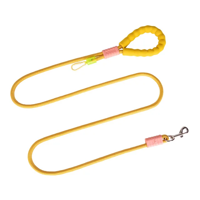 Dog Leash Can Be Worn Cross-body Cloud Foam Cotton Handle Contrast Color P Rope Puppy Goes Out for Pet Walking 6