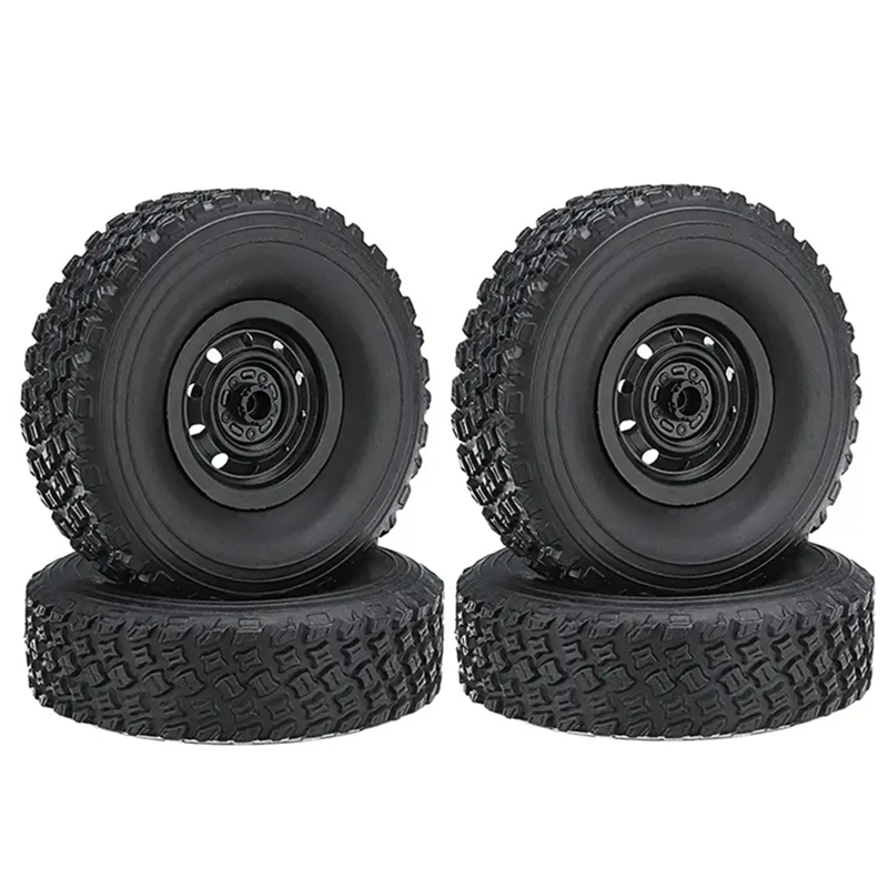 

4Pcs 67Mm Tire Wheel Tyre For WPL C14 C24 C34 C44 C24-1 FJ40 1/16 RC Car Upgrade Parts Spare Accessories