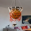 American Style Pendant Lamp Retro Basketball Lamp Creative Restaurant Gymnasium Store Sports Theme Clothing Store Chandelier 6