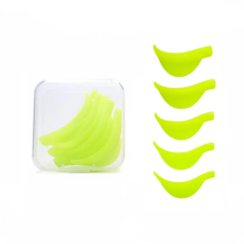 5 זוגות מרפקים להרמת ריסים 3D, מקלות להרמת ריסים בצורת קונכיה, ערכת הרמת ריסים מסיליקון לאיפור וכלי יופי