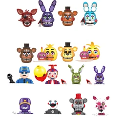 Blocs de construction de Mini figurines assemblées, jouets pour enfants, cadeaux, modèle d'action, Kf6071, Kf6121 
