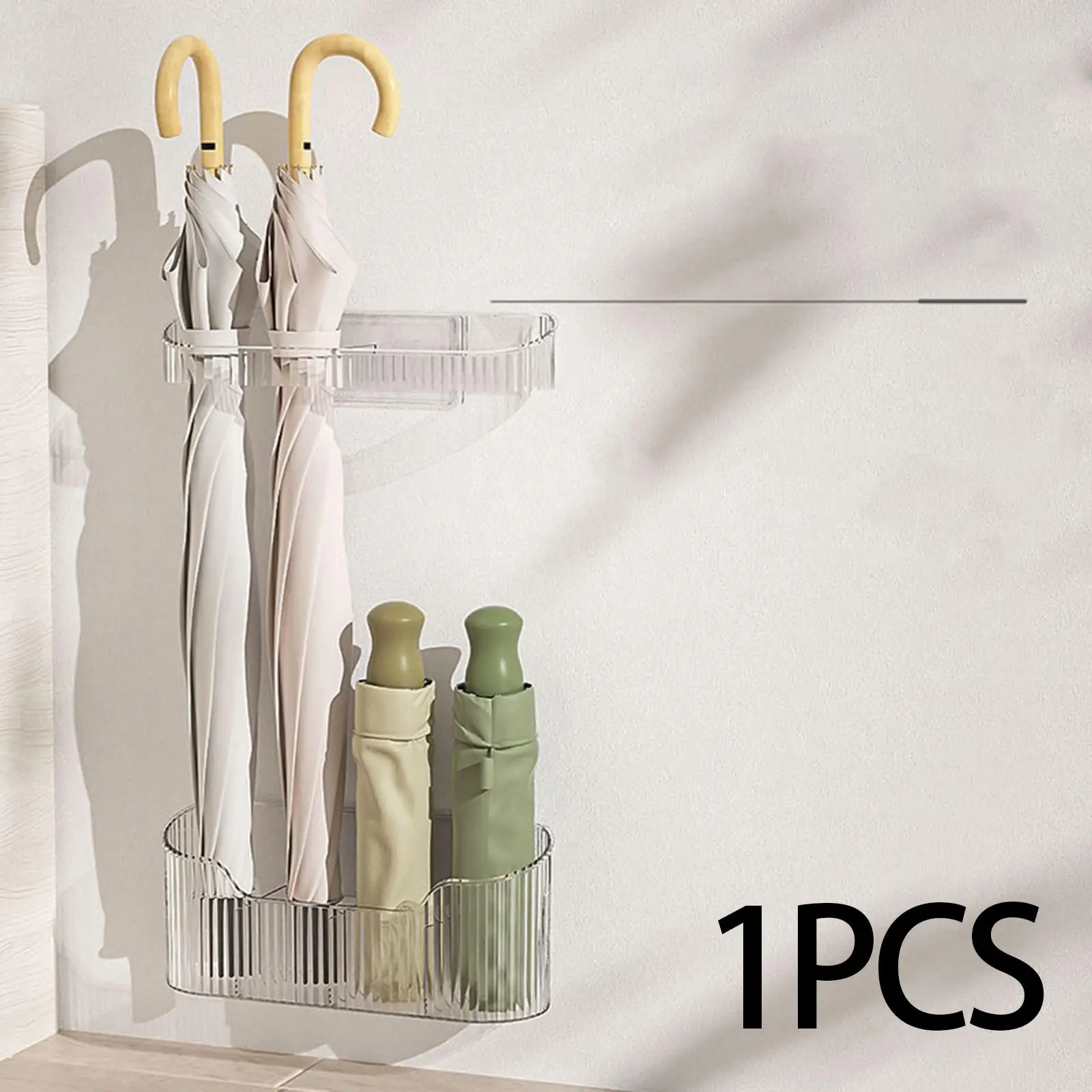Hanging Umbrella Shelf Detachable Umbrella Holder Rack Storage Rack for Hallway Office Entryway Wall Indoor