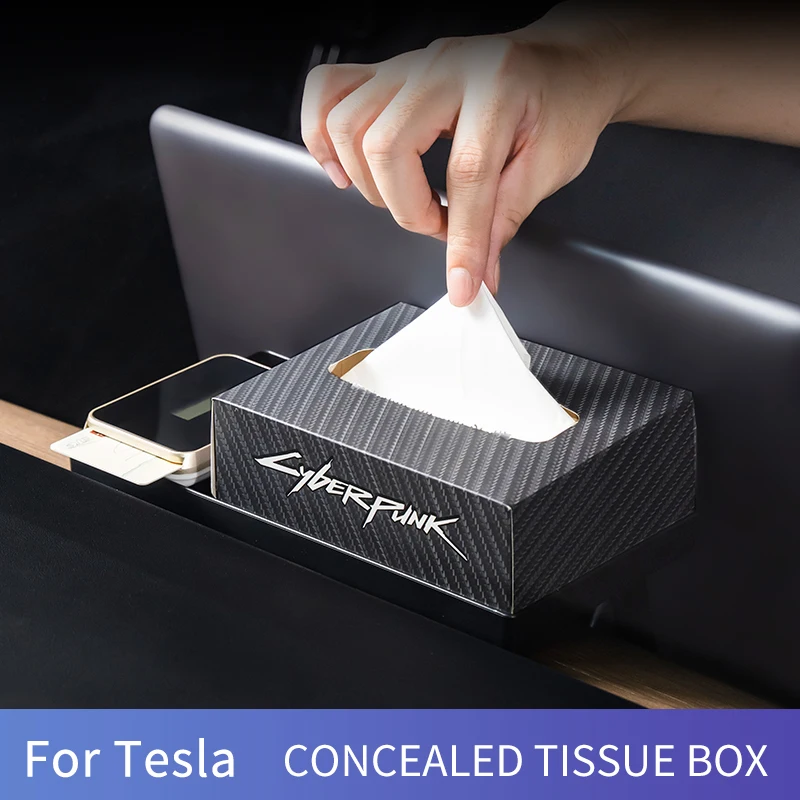 Tissue Box Etc Holder For Tesla Model 3 20192022/model Y Central