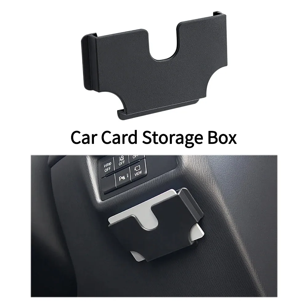 Adhesive Car Interior Multi-Function Card Organizer and Storage Box