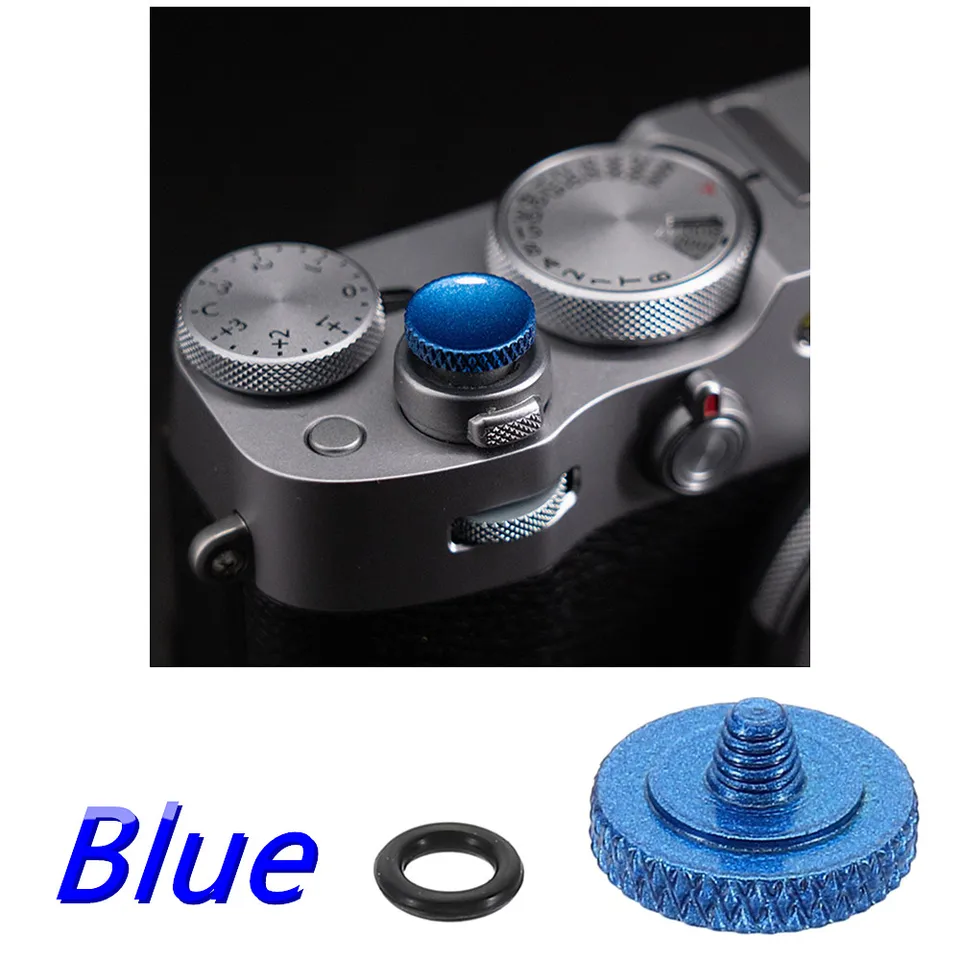 ライカ　シャッターレリーズボタン　3色　美品 オリンピックペン用シャッターボタン-f、leica q3、d-lux8、m