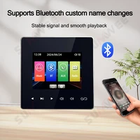 Home theater Background music system audio in wall power amplifier bluetooths player sound TF AUX control panel ceiling speakers - Image 4