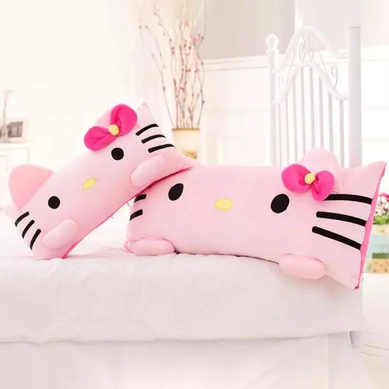 

Sanrio Kawaii Anime Hello Kitty Plush Doll Removable And Washable Stuffed Sofa Cushion Waist Pillow Girl Toy Lovers Xmas Gift