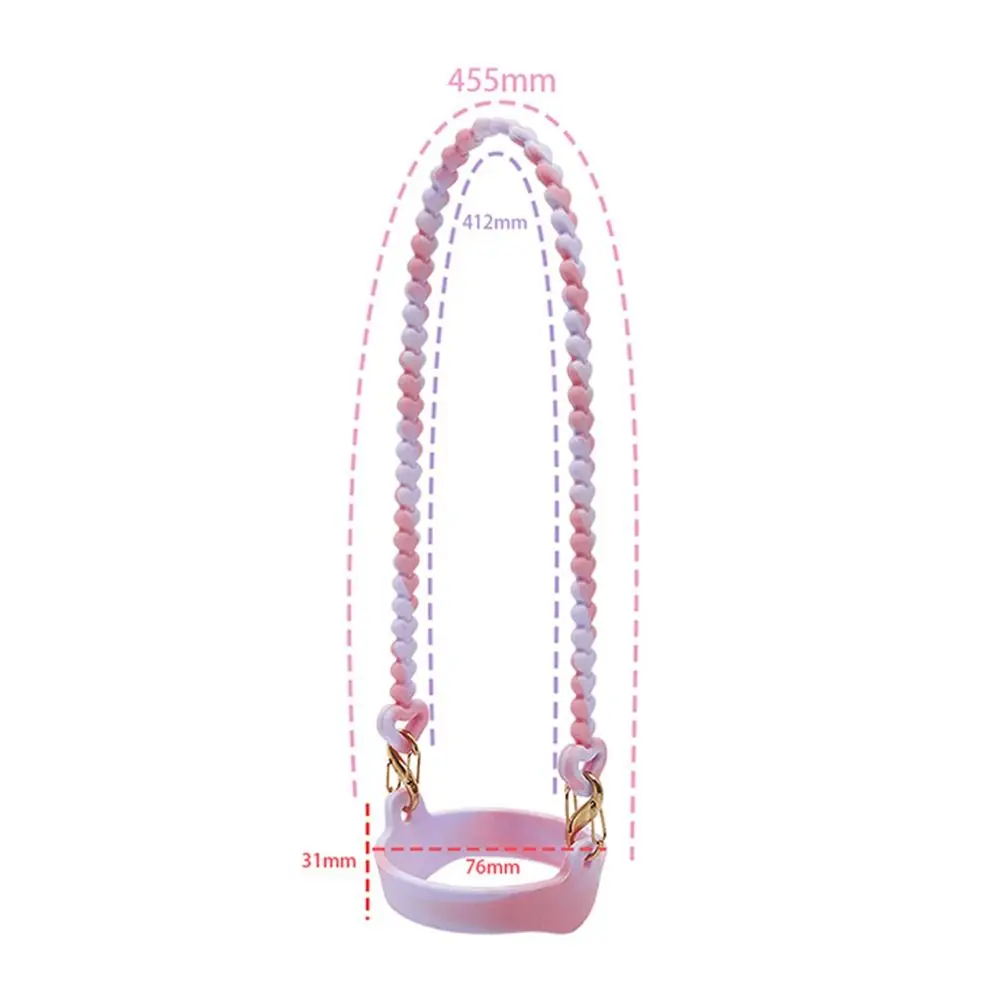 Silicone Water Bottle Carrier Holder Strap Anti Slip