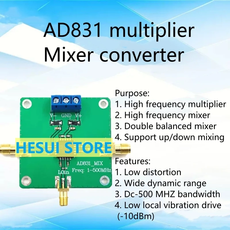 HighfrequencymultiplierAD831500Mbandwidthupanddownmixing