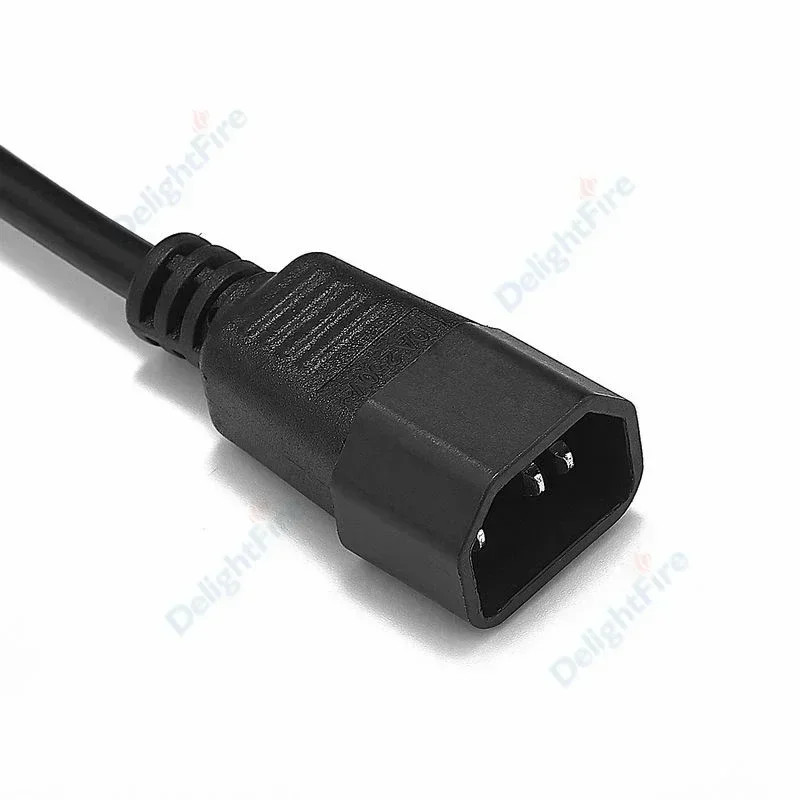 IEC320 C13-C14 플러그 AC 전원 연장 코드 1/1.5/1.8/2/3/5m PC 컴퓨터 DJ 스튜디오 조명 UPS PDU용 AC 전원 공급 코드