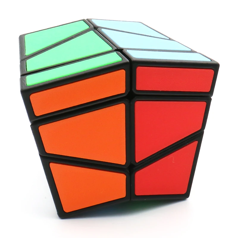 ZEPUZZLES Xsquared Crazy Fisher 2x3x3 FDM 3D 프린팅 블랙 타일 매직 큐브 트위스트 베기 퍼즐 지능 장난감 두뇌 티저