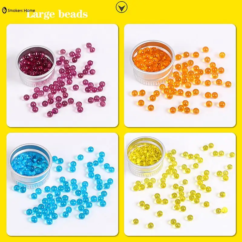 Portable Mini Box of 2000 Bursting Flavor Capsules for Cigarettes – Mixed Mint and Fruit