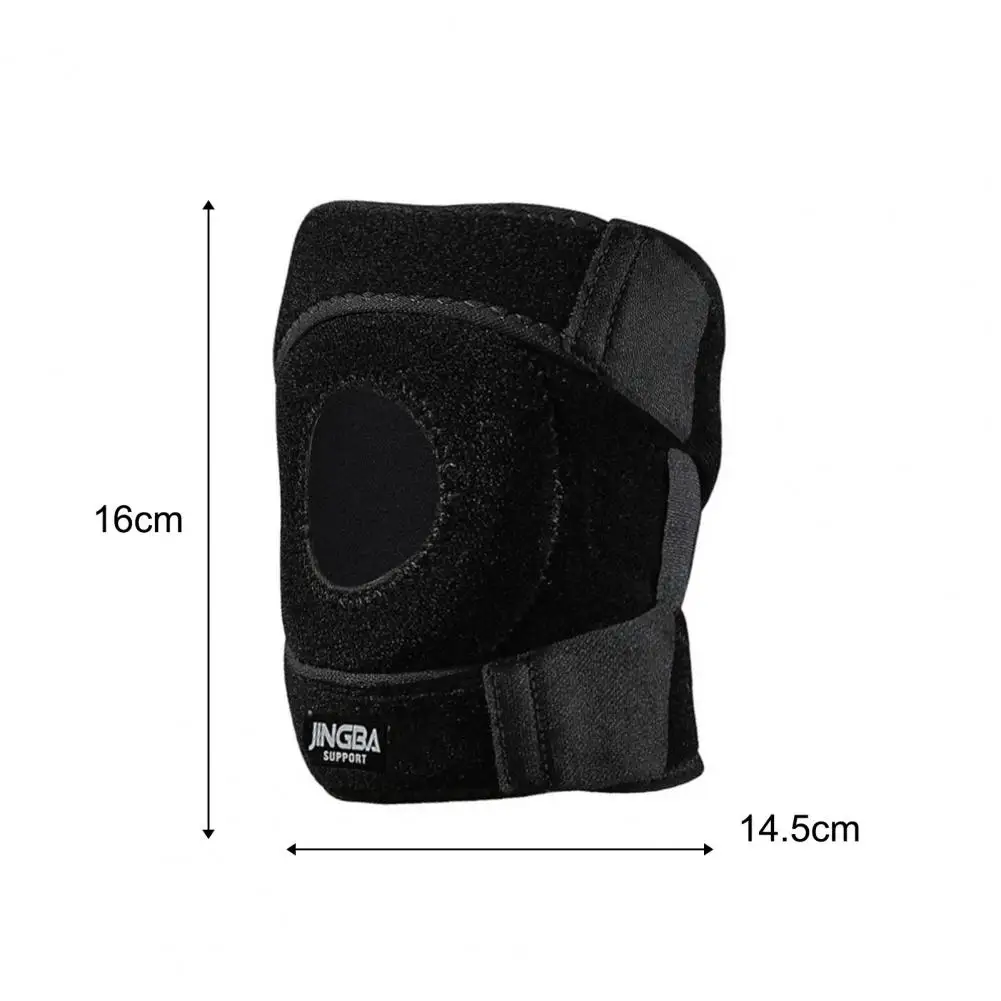 

1Pc Modern Knee Support Brace Comfortable to Wear Black Knee Stabilizer Skin-friendly Elastic Knee Stabilizer