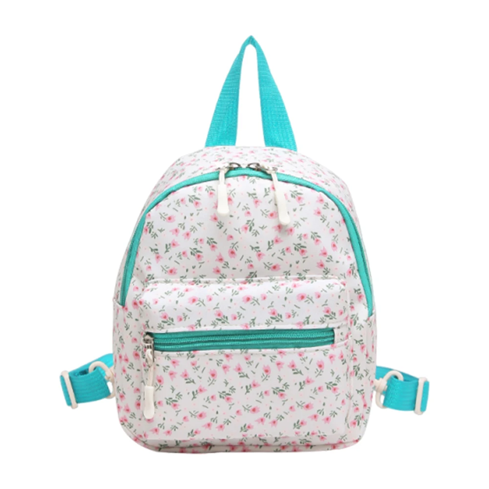 Floral Small Backpack Purse Travel Backpack Small Daypacks for Teens Girls Women Students 5