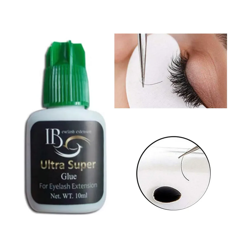 Wholesale New Ibeauty Ib Ultra Super Super Glue 5ml Quickdrying Eyelash Grafting Green Cap