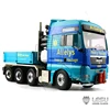 LESU 1/14 simulates truck 8X8 full drive differential lock axle heavy trailer chassis frame Tamiya tractor RC model 3