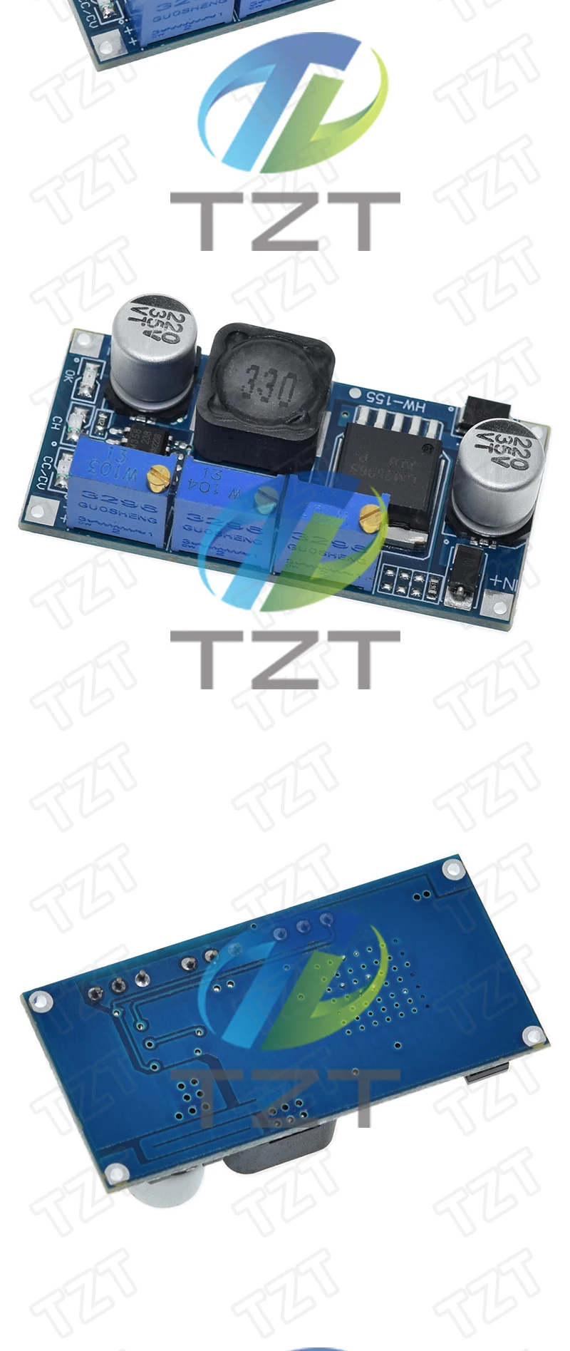 TZT LM2596 LED-Treiber DC-DC Step-down Einstellbares CC/CV-Stromversorgungsmodul Batterieladegerät Einstellbar LM2596S Konstantstrom – Detail 7