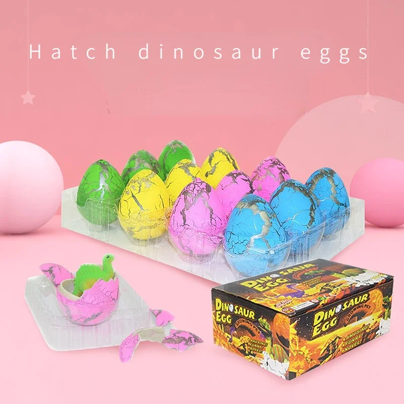 New Magic Dinosaur Egg Hatching in Water Growing Dinosaur Toys Animal Breeding Educational Toys for Kids Gifts Huevos Dinosaurio