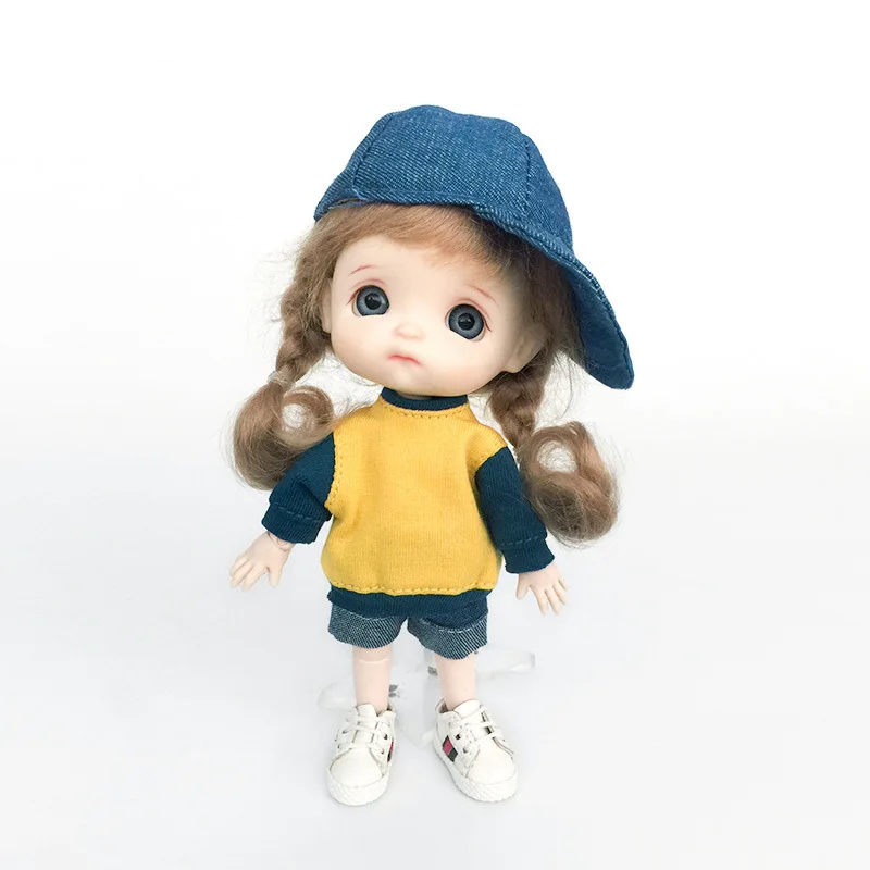 Ob11 Doll Clothes Cool Long Overalls Pant Doll Jeans Casual Pants Doll Accessories For  Ob11, Obitsu 11, Molly, Gsc, 1/12 Bjd 4