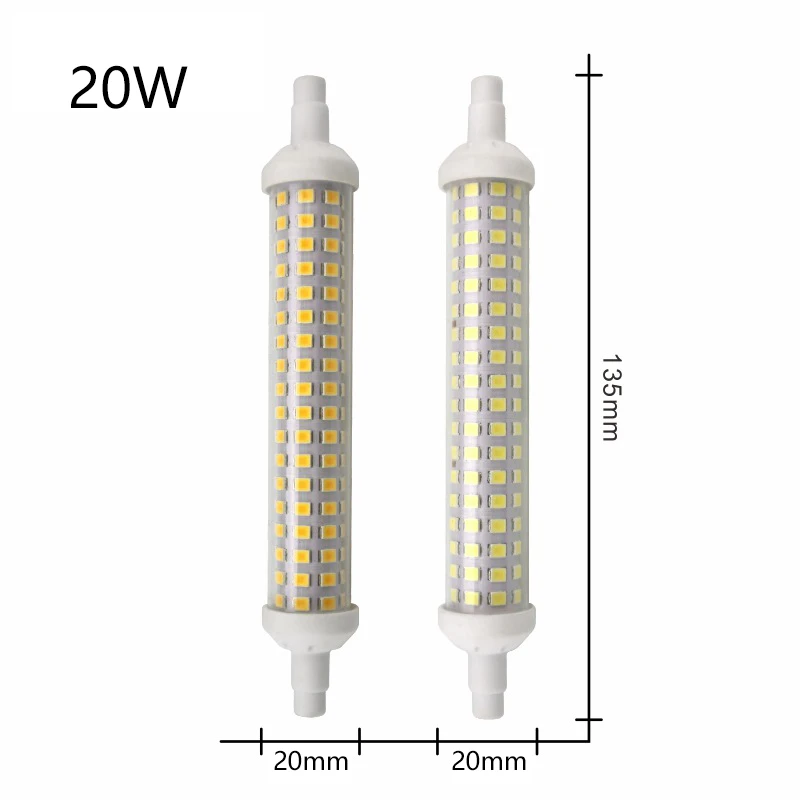 afkom Lao tilbehør R7s Floodlight Led Lamps Smd 2835 78mm 118mm 135mm 10w 15w 20w Led Light  Bulb 220v Energy Saving Replace Halogen Light - Led Bulbs & Tubes -  AliExpress