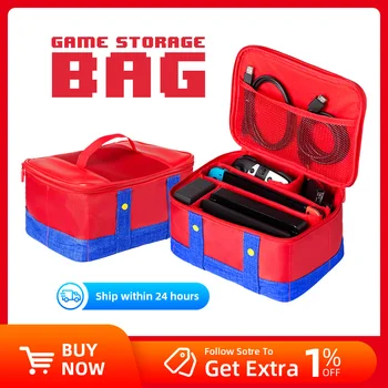 Large Protective Carrying Case for Nintendo Switch 2 OLED, Travel Storage Bag for Accessories 1