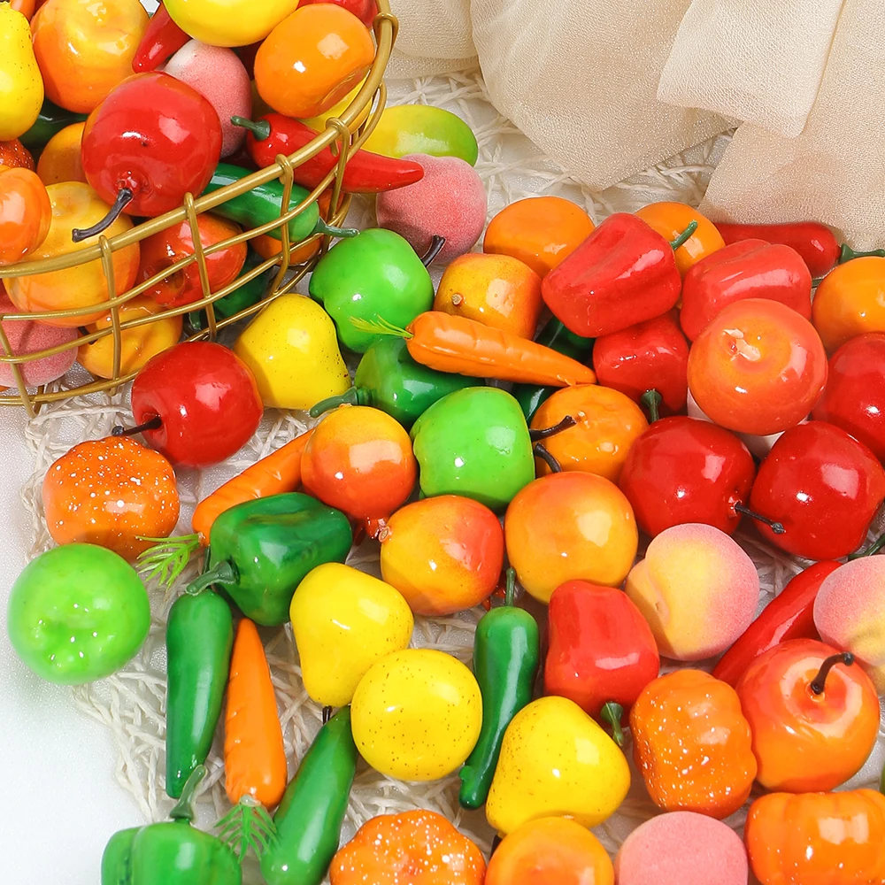 Summer Artificial Fruit Christmas Home Living Room Decoration Outdoor Garden Wedding Decor DIY Mango Cake Gift Box Accessories