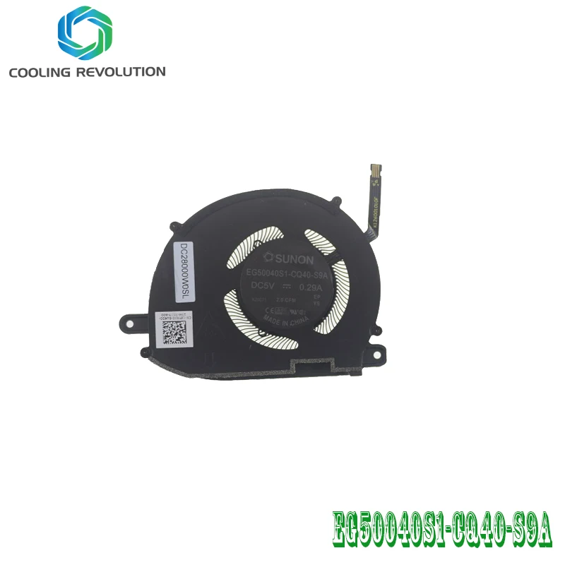 Ventilador de Refrigeração da Cpu Laptop Gpu Eg50040s1-cq40-s9a Eg50040s1-cq50-s9a Dc5v 0.29a 13 4pin para Dell Xps 9320 0xtrjg 0t3mx3 - Imagem 2