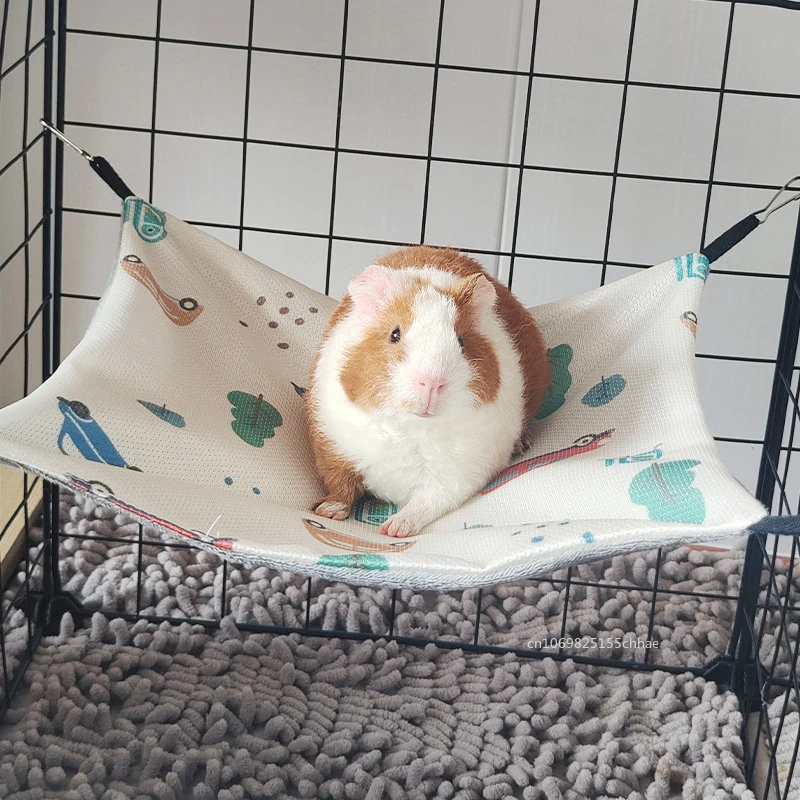 Pet Hammock Hamster Hammock Honey Bag Glider Insulation Double Sided Hammocks Small Animals Hanging Squirrel Sleeping Bag Pet Supplies