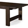 Wood Coffee Table, 48" x 24", Rustic Farmhouse Living Room Furniture, Industrial Modern Room Decor, (Aged Brown) Café Tables 5
