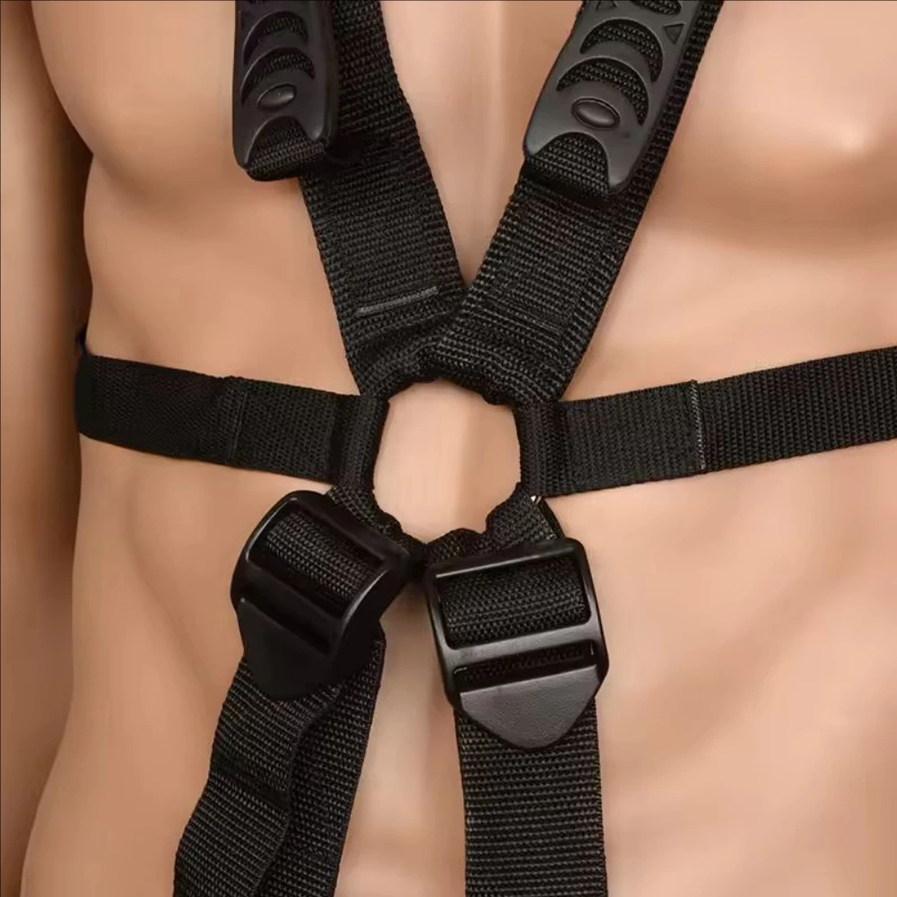 BDSM Bandage Swing Binding Spreader Games Erotic Sex Toys For Women Men Couples Nylon Swinging Belt Restraint Set Adult Games