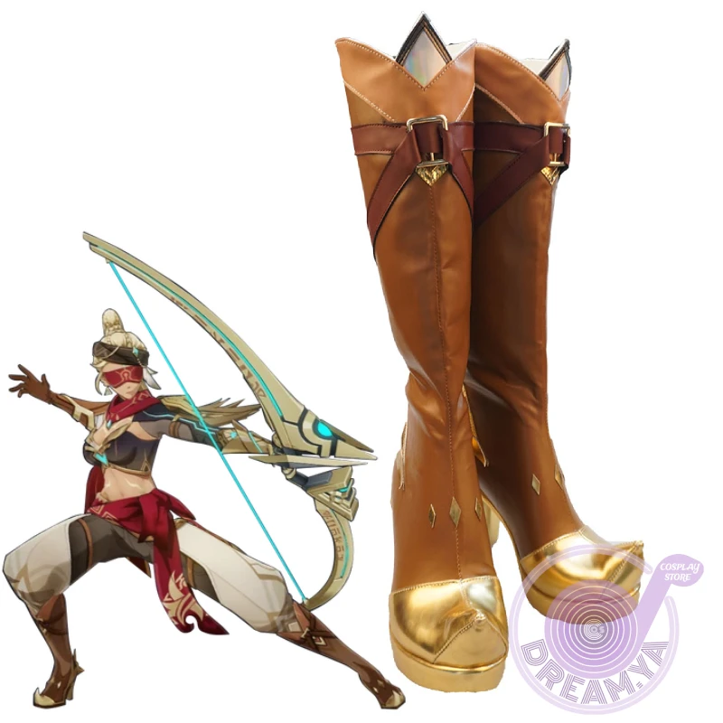 

Eremite Galehunter Cosplay Shoes Genshin Impact Custom Made Shoes Halloween Party Carnival Cosplay Prop Role Play Accessory