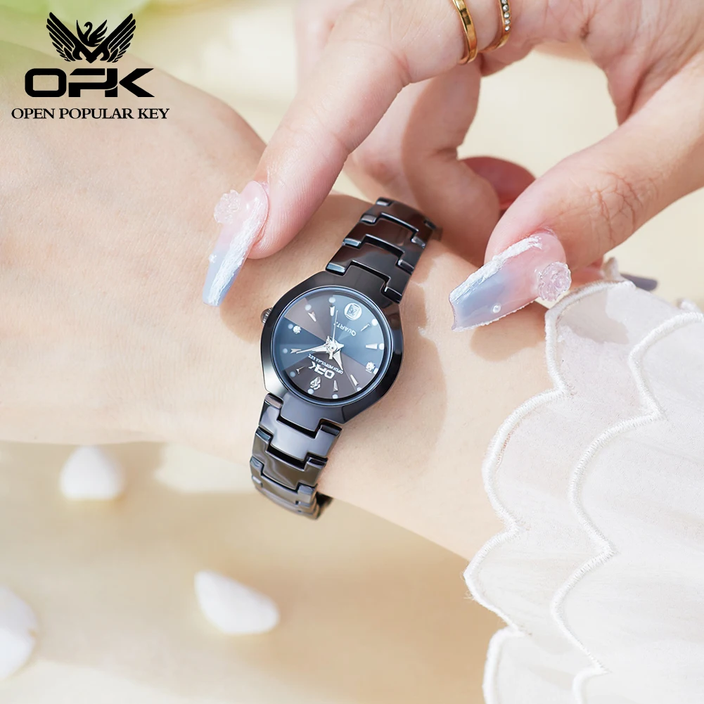 OPK8105 Women's Watch Quartz Battery with Calendar Exquisite and Compact 4