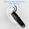 NEWBEE Single Wireless Bluetooth Headset Earphone Noise Cancelling Mic Sports Headphone Hands-Free Earbuds 24 Hrs Driving Office 4