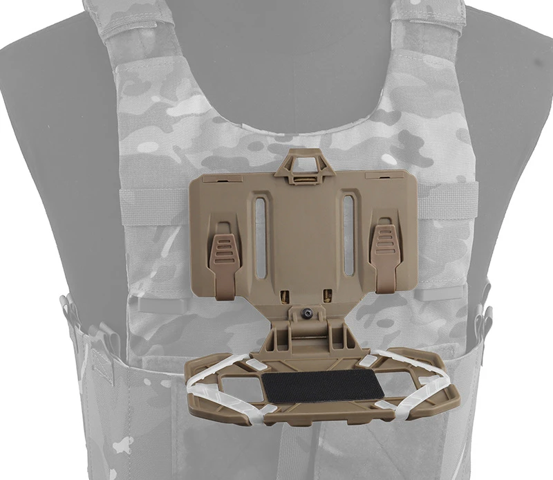 

MOLLE Mount Tactical Vest Breastplate Hang Folding Navigation Pad Outdoor