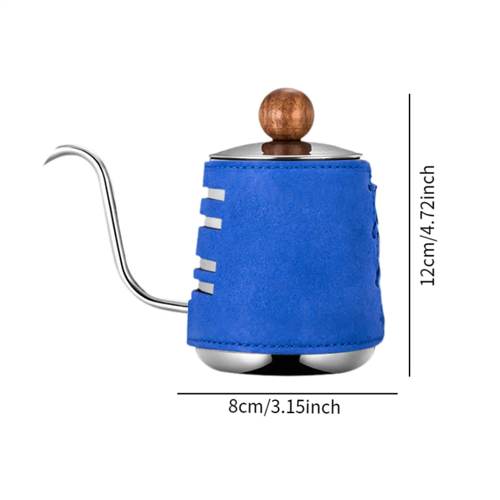 Pour over Kettle Handleless Narrow Drip Kettle Camping Coffee Pot for Outdoor Indoor Kitchen Coffee Maker Barista Gift Cafe Pour over Kettle Handleless Narrow Drip Kettle Camping Coffee Pot for Outdoor Indoor Kitchen Coffee Maker Barista Gift Cafe