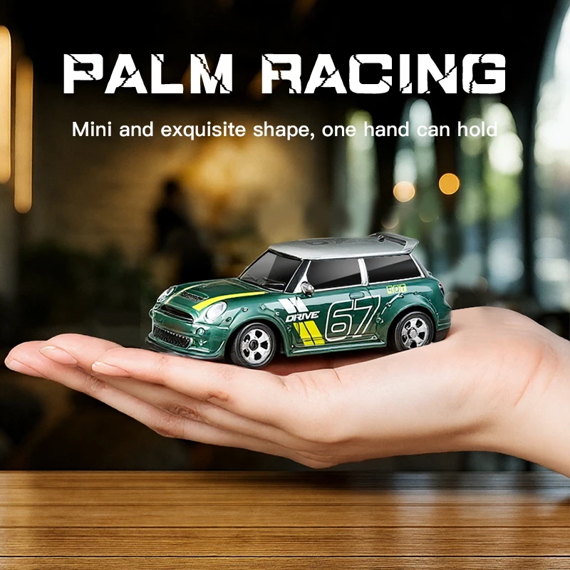 1/64 RC Drift Auto – Mini Ferngesteuertes Rennfahrzeug, 4WD, USB-C Ladbar, Perfektes Geschenk