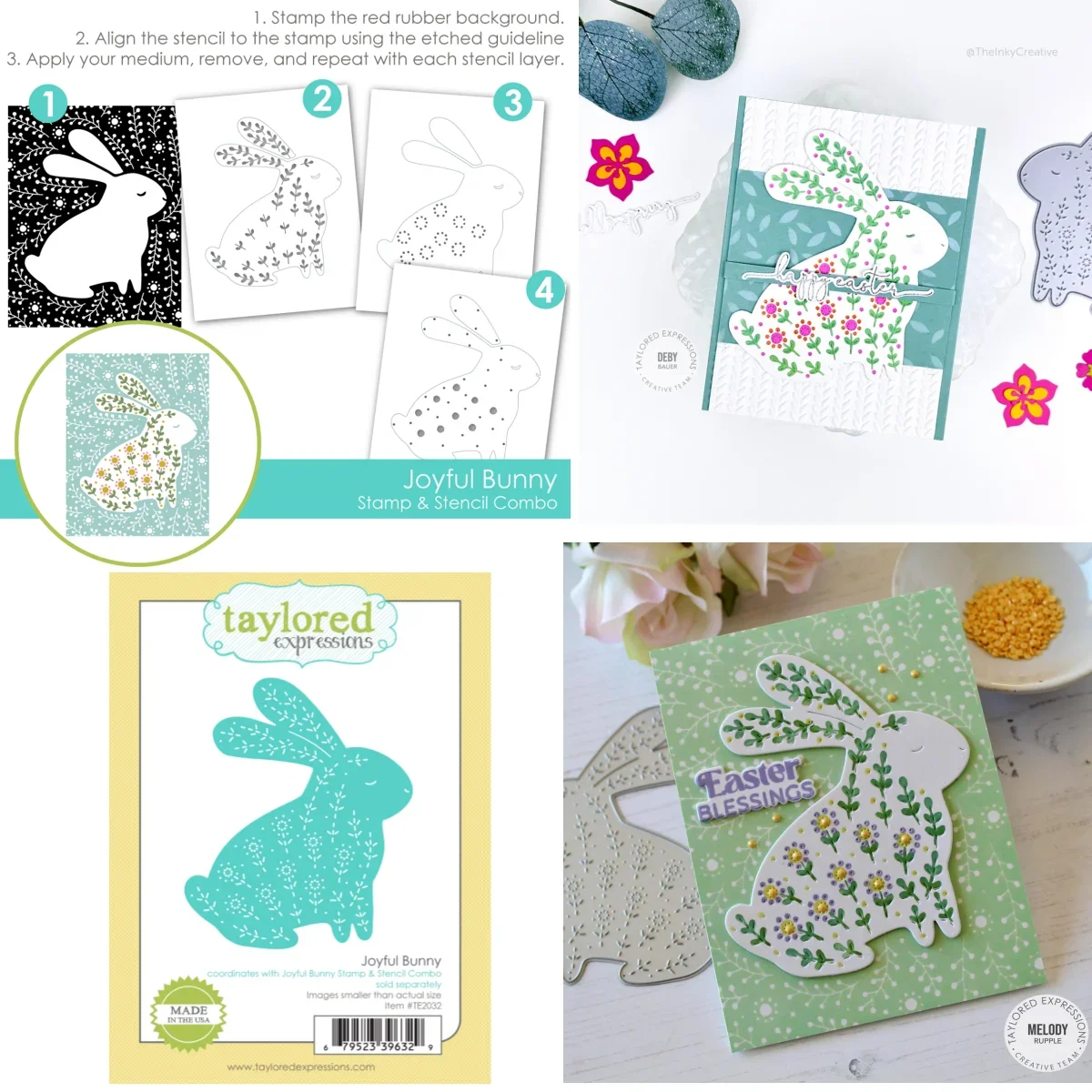 

Bunny Metal Cutting Dies Clear Stamps Stencil Scrapbook Diary Decoration Embossing Cut Template DIY Make Card Album 2024