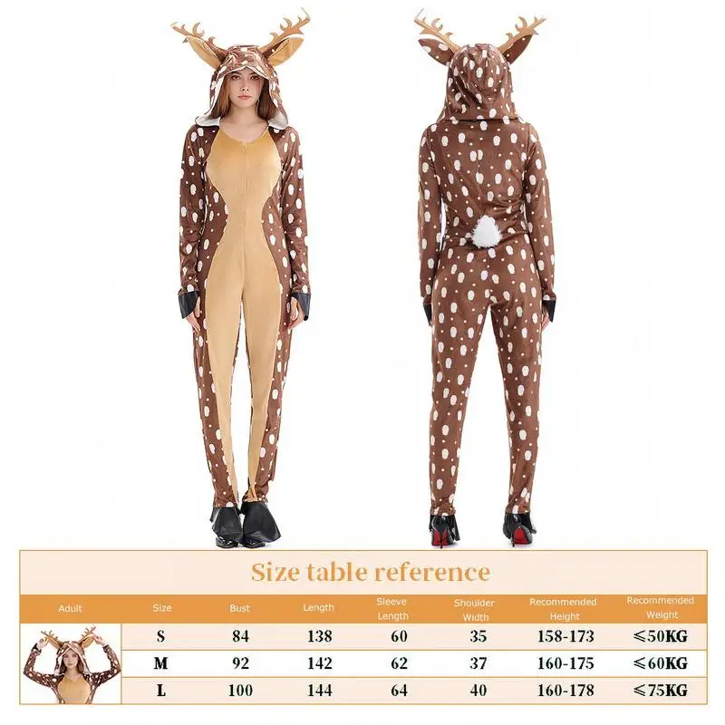 Déguisement de couple renne de Noël adulte : Deguise-toi, achat de Déguisements couples