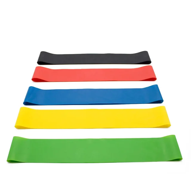 Portable Fitness Workout Equipment Rubber Resistance Bands Yoga Gym Elastic Gum Strength Pilates Crossfit Women Weight Sports 2