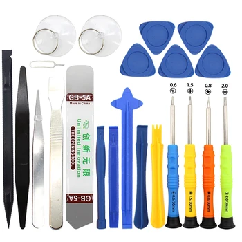 1 Set22 In 1 Kit di strumenti di apertura di riparazione Spudger Set di cacciaviti a leva per telefono cellulare Tablet Computer Smontare strumento manuale