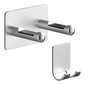 ผู้ถือเครื่องเป่าผมติดผนัง Punch ฟรี Rack เครื่องเป่าผมหวีเครื่องโกนหนวดมีดโกน Organizer ชั้นวางของอุปกรณ์ห้องน้ํา 1