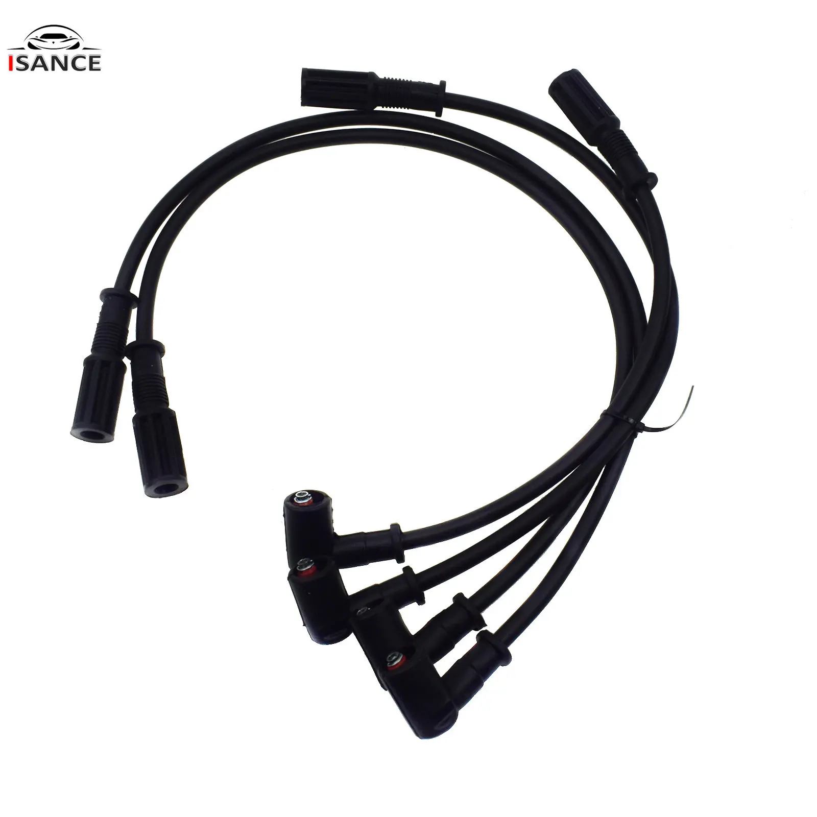 New Ignition Cable Plug Wires Wiring Set Black 68354541AA For Fiat Mobi 2017 2018 2019 2020 2021 683 545 41AA