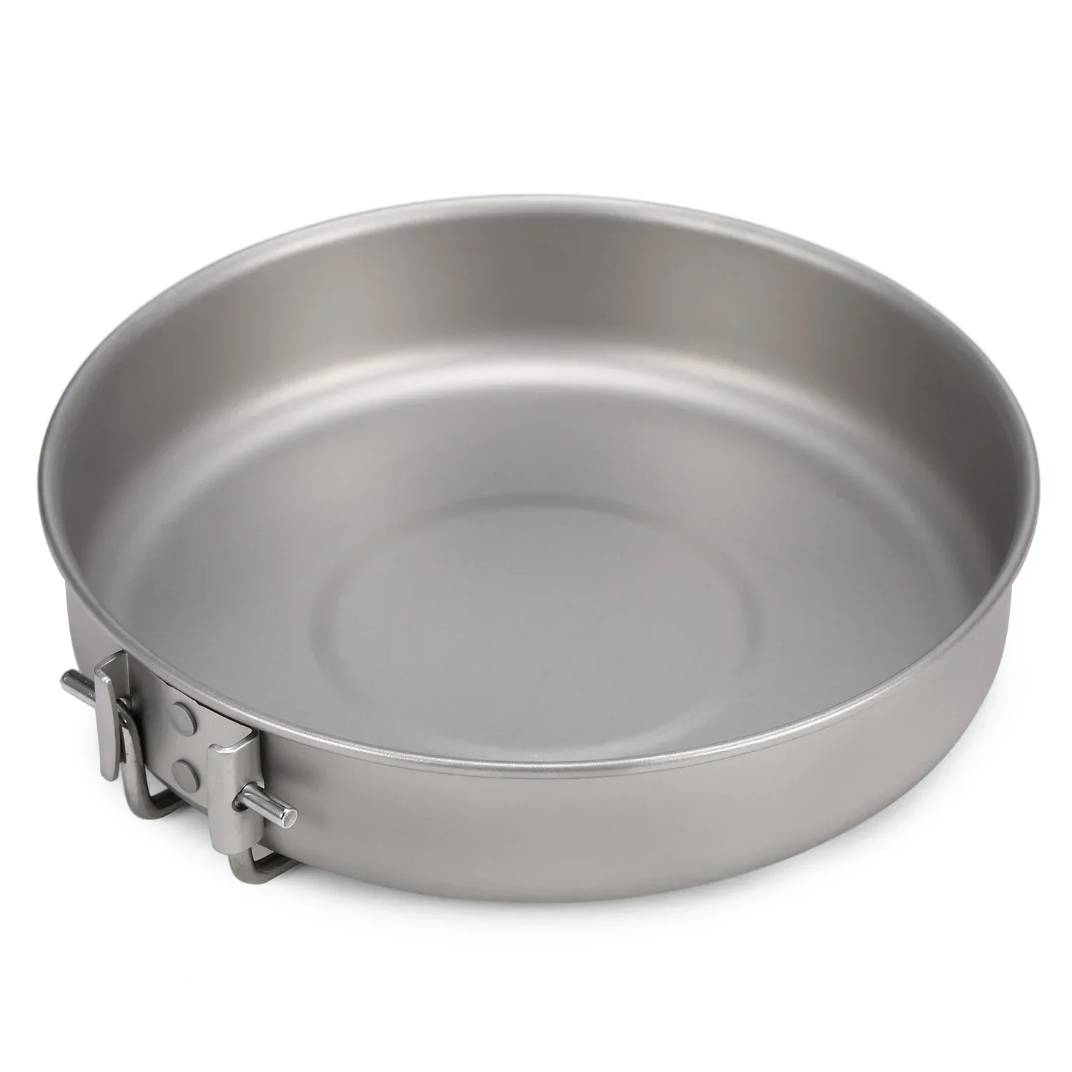 

Frypan Titanium Hiking Outdoor Cooking Picnic Camping 750ml/1000ml Tableware Pan Frying Cookware Ultralight