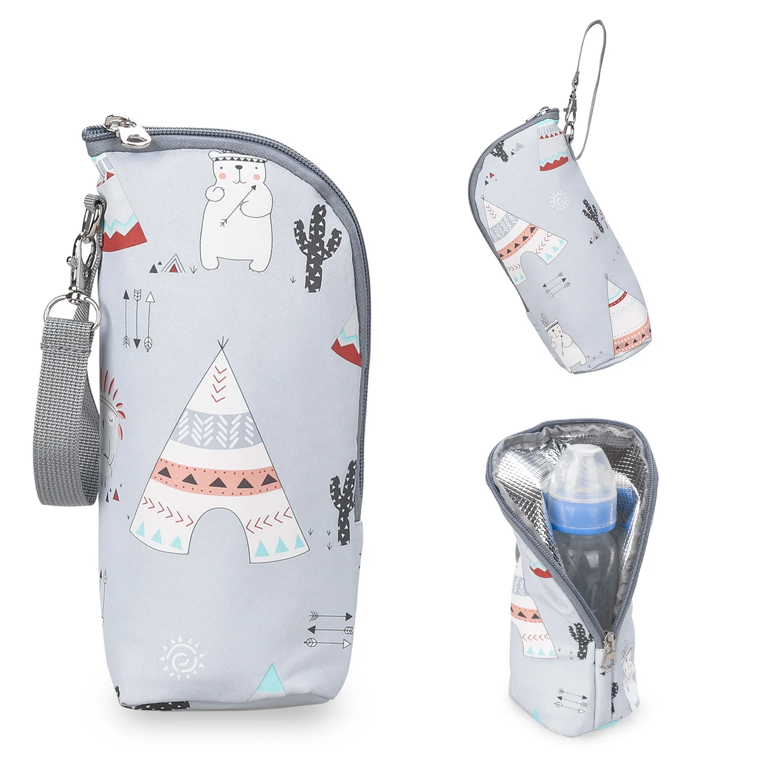 Insulated Baby Bottle Bags Breastmilk Cooler Portable Thermal Bag Travel Holder bottle bag