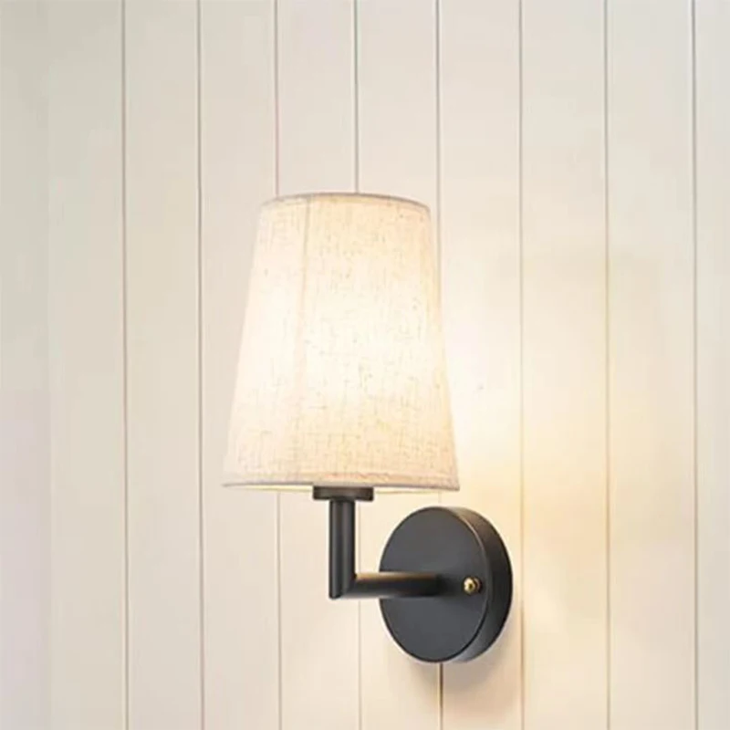 Two pack Battery powered wireless wall light Comes with remote control and rechargeable light bulb for bedroom living room Hallway