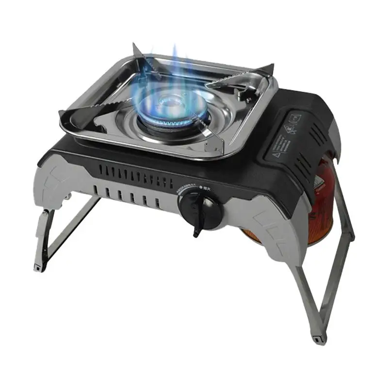 

Camping Cooking Stove Single Stove Burner 2.9KW Camp Stoves Folding Cooking Stove Portable Camping Burner For Travel Hiking Cook